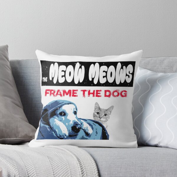 Item preview, Frame the Dog - The Meow Meows designed and sold by ImALuckyDog.