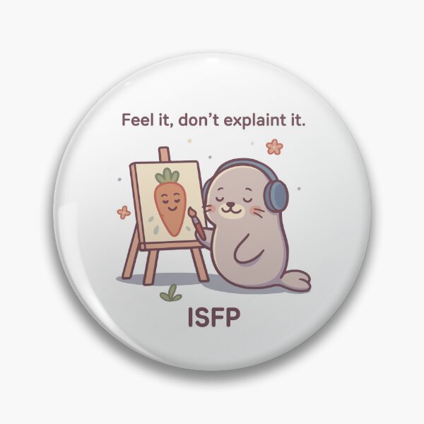Item preview, ISFP kawaii seal – the cute and artsy free spirit! designed and sold by SealSquad.