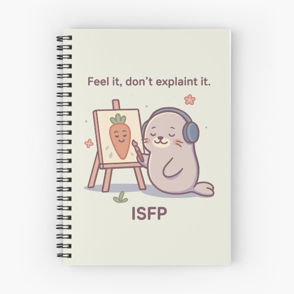 Item preview, ISFP kawaii seal – the cute and artsy free spirit! designed and sold by SealSquad.