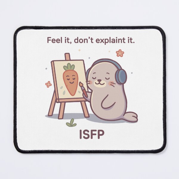 Item preview, ISFP kawaii seal – the cute and artsy free spirit! designed and sold by SealSquad.