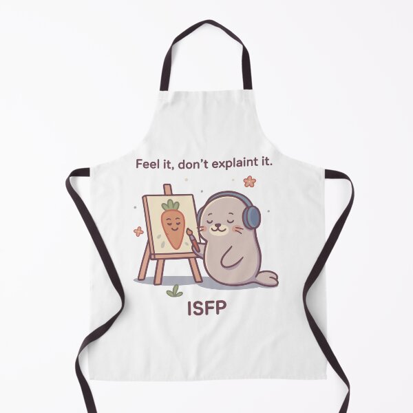 Item preview, ISFP kawaii seal – the cute and artsy free spirit! designed and sold by SealSquad.