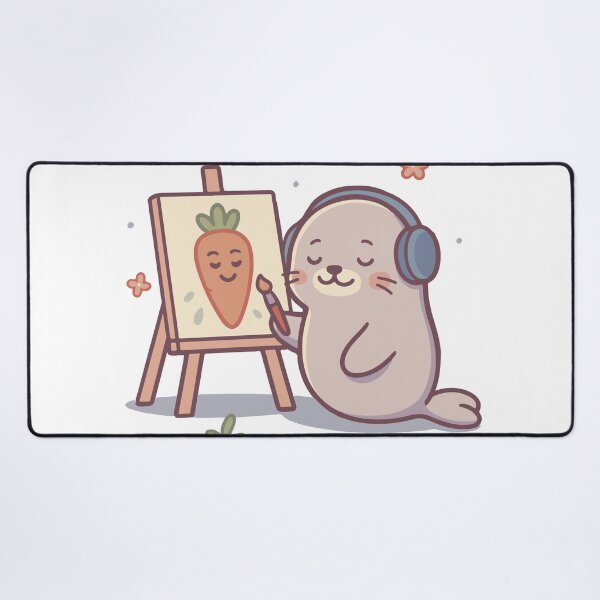 Item preview, ISFP kawaii seal – the cute and artsy free spirit! designed and sold by SealSquad.