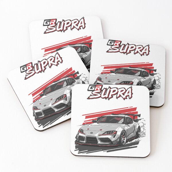 Item preview, Toyota GR Supra Drift Art - JDM Street Racing Illustration designed and sold by Snail-boys-co.