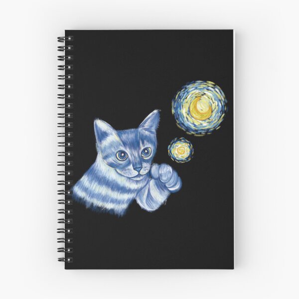 Item preview, Blue Starry Night British Shorthair Cat Illustration designed and sold by Scarlet Swan.