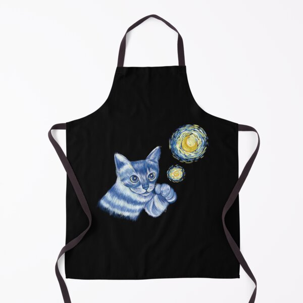 Item preview, Blue Starry Night British Shorthair Cat Illustration designed and sold by Scarlet Swan.