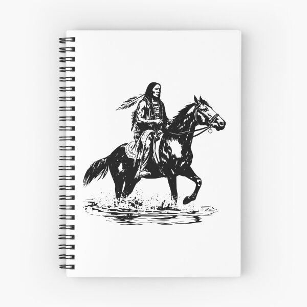 Item preview, Native American Tribal Horseman Indigenous Indian Navajo Rider  designed and sold by inkoutninja.