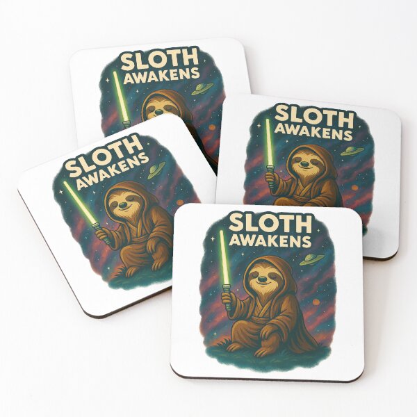 Item preview, Sloth Awakens – Funny Jedi Sloth Parody Gift designed and sold by Patternicity.
