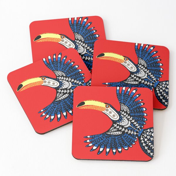 Item preview, Bright and Colorful Tropical Toucan Bird designed and sold by Pixelchicken.