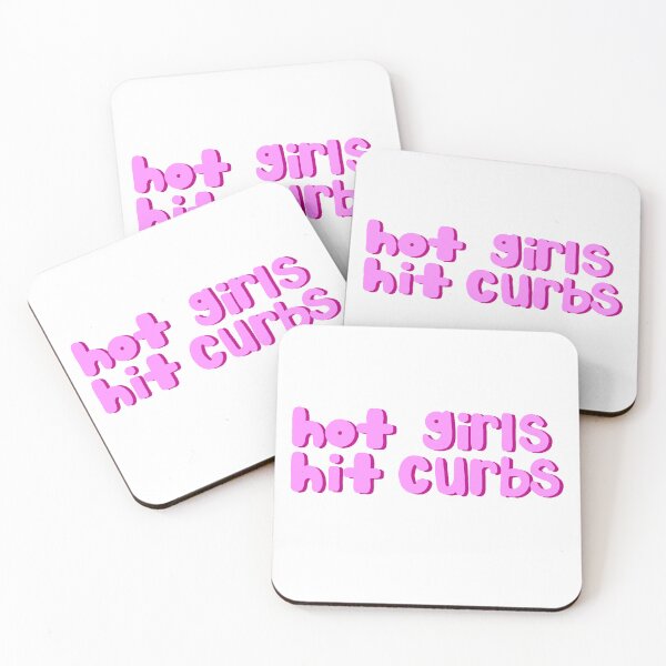 Item preview, Hot Girls Hit Curbs- Pink designed and sold by Art.MadeByReese.