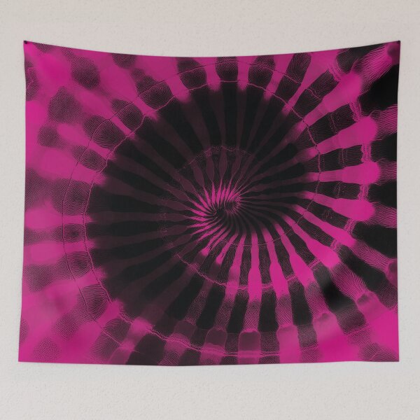 Item preview, Tie dye, tiedye, pink and black swirl tie dye, psychedelic pattern,  organic pattern, vibrant boho watercolour design  designed and sold by navitalidesign.