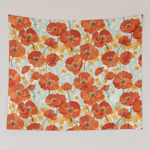Item preview, August Poppy Flower designed and sold by CoolPixels.