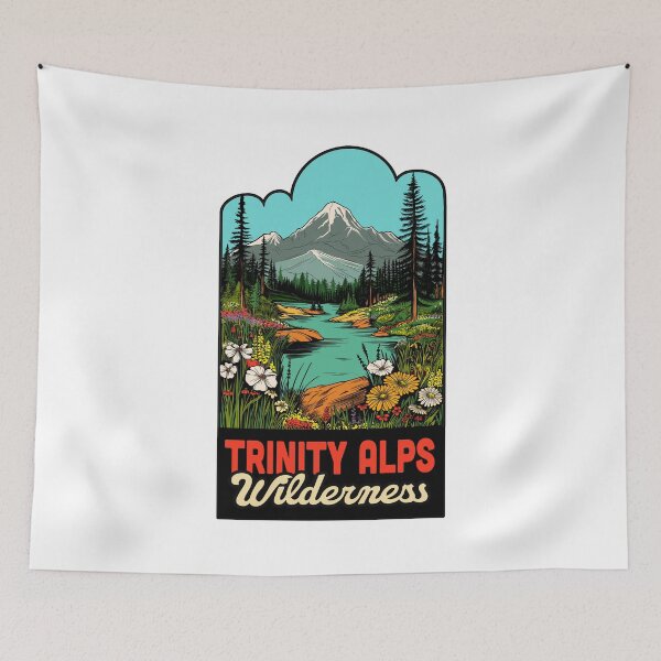 Item preview, Vintage Trinity Alps Wilderness Design designed and sold by CattGDesigns.