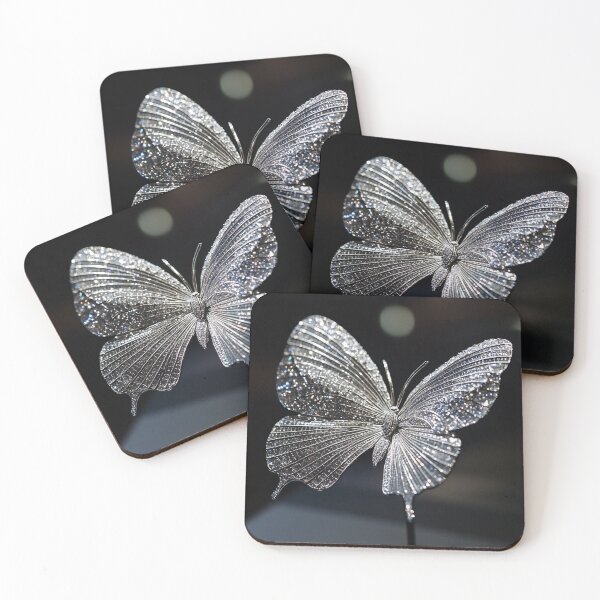 Artikelvorschau, Filigraner Diamant-Glitzer-Schmetterling entworfen und verkauft von dcrc.