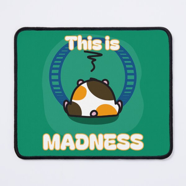 Item preview, Tired Hamster and Wheel (With Text) designed and sold by BLAAAAASK.