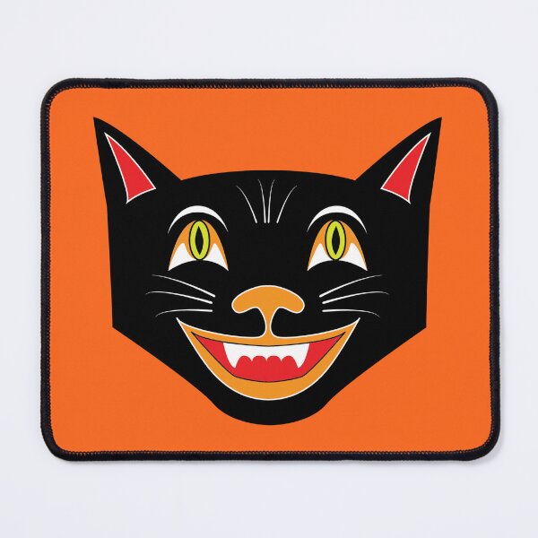 Item preview, Vintage Halloween Decoration Black Cat IV designed and sold by Pixelchicken.