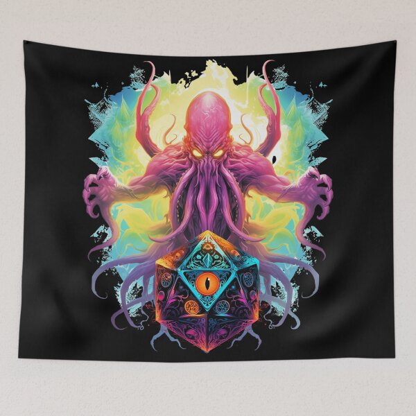 Item preview, Cthulhu And His Mystical D20 designed and sold by The Mad Muffin.