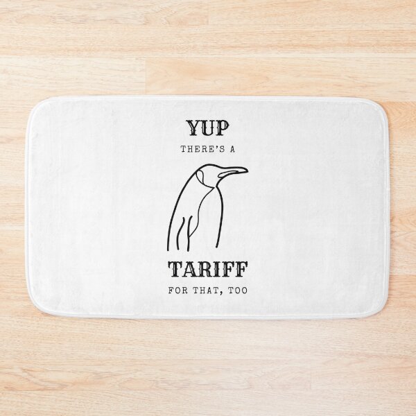 Item preview, Tariff for that Too Penguin (Black Text) designed and sold by BLAAAAASK.