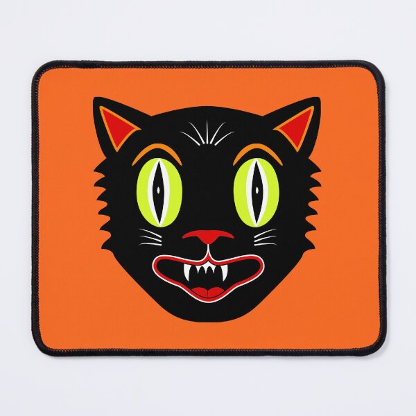 Item preview, Vintage Halloween Decoration Black Cat V designed and sold by Pixelchicken.