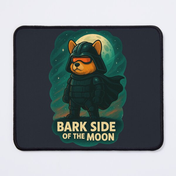 Item preview, Bark Side of the Moon – Funny Jedi Dog Parody designed and sold by Patternicity.