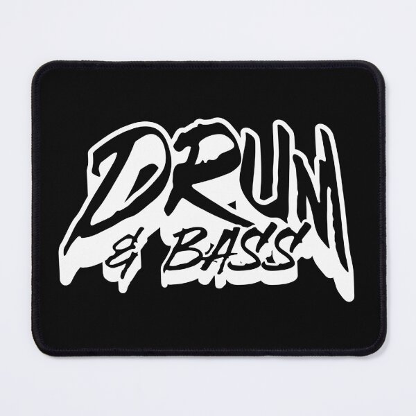 Item preview, DRUM AND BASS - Felt Marker Sreez (White)  designed and sold by Discothreadz.