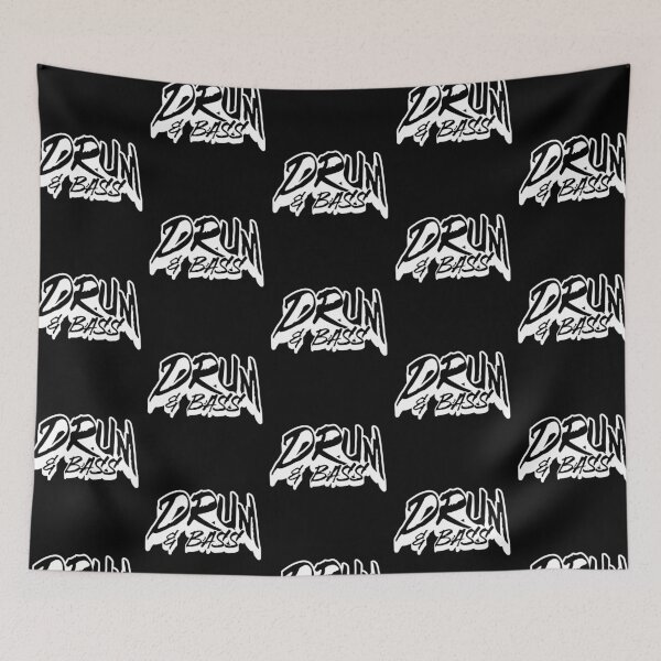 Item preview, DRUM AND BASS - Felt Marker Sreez (White)  designed and sold by Discothreadz.