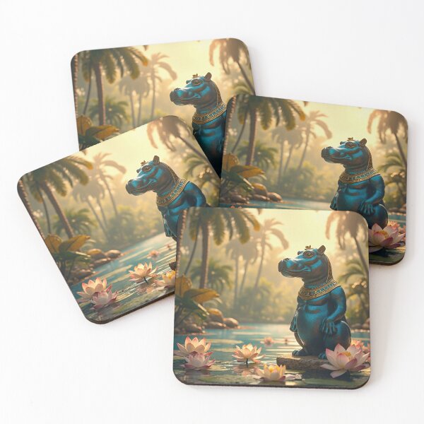 Item preview, hippopotamus goddess Taweret designed and sold by TuyaArts.