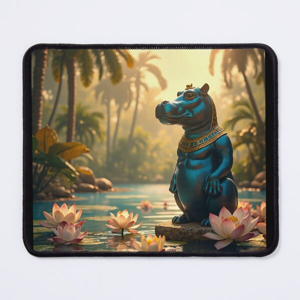 Item preview, hippopotamus goddess Taweret designed and sold by TuyaArts.