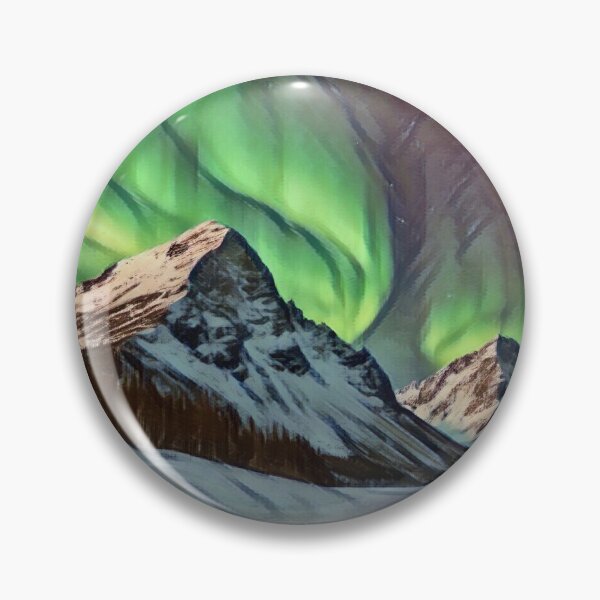 Item preview, Aurora borealis landscape  designed and sold by KiwiArtistDK.