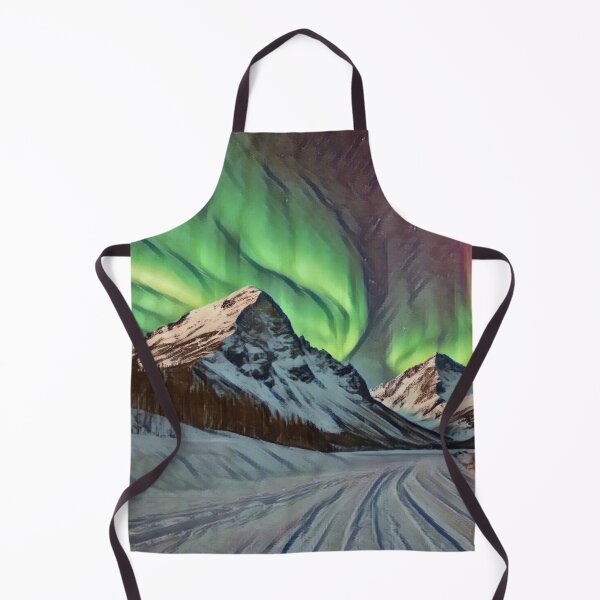 Item preview, Aurora borealis landscape designed and sold by KiwiArtistDK.