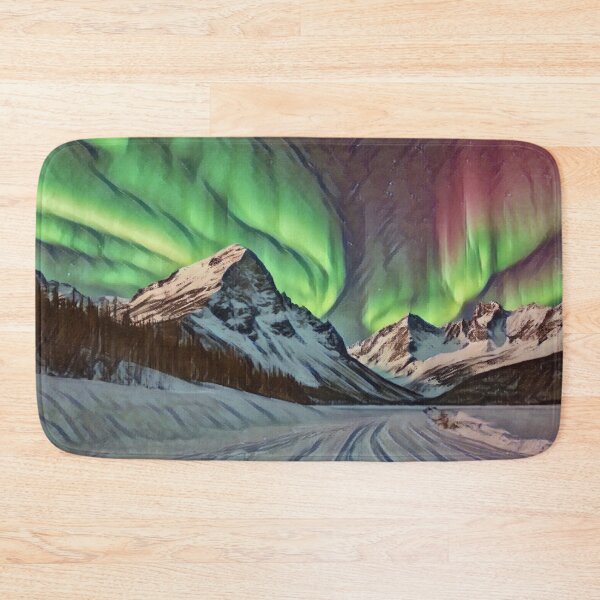 Item preview, Aurora borealis landscape  designed and sold by KiwiArtistDK.