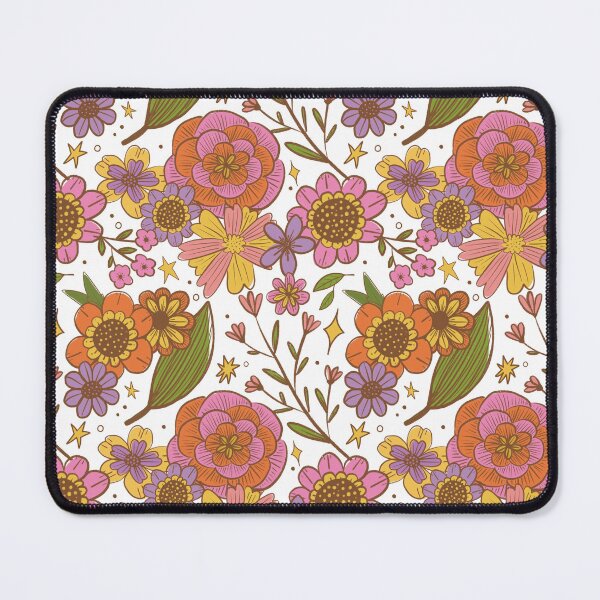 Item preview, Retro Florals designed and sold by Stephanie McRae.