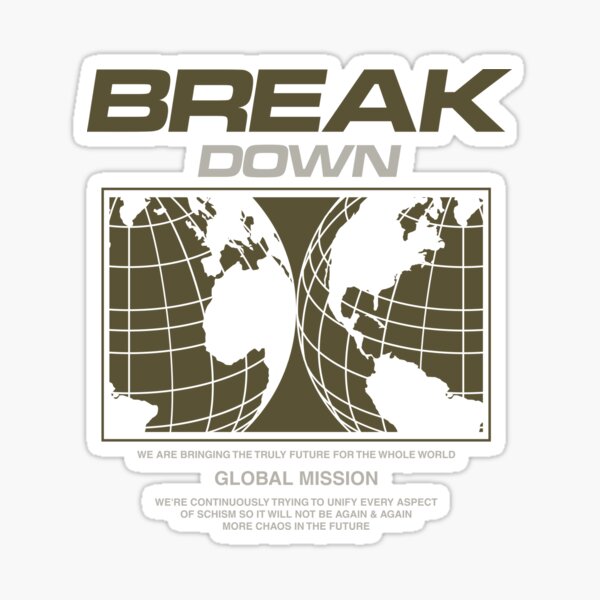Vista previa del artículo con la obra «Desglosar la misión global», diseñado y vendido por kivlan.
