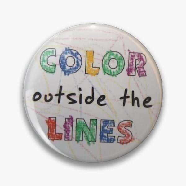 Item preview, Color Outside The Lines designed and sold by sofisstickerbox.