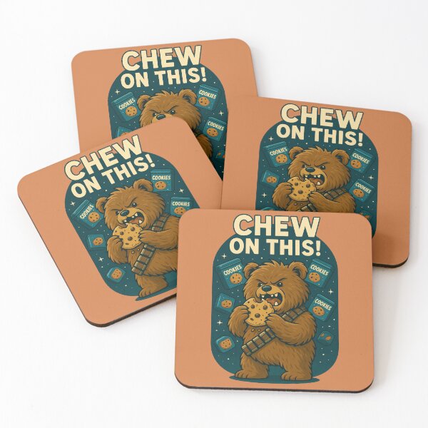 Item preview, Chew On This – Funny Cookie Monster Bear Parody Design designed and sold by Patternicity.