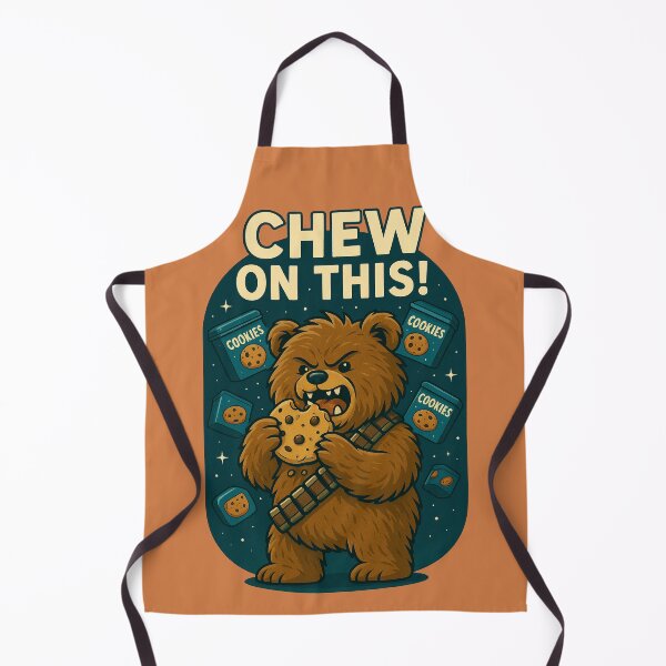 Item preview, Chew On This – Funny Cookie Monster Bear Parody Design designed and sold by Patternicity.