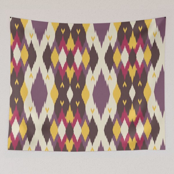 Item preview, Handcrafted Ikat Fabric designed and sold by Loomexa Studio .