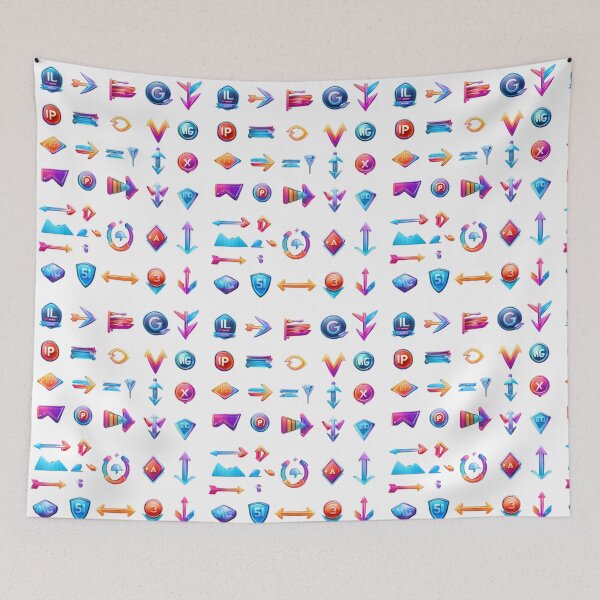 Item preview, Colorful Smoke Nature’s Whimsy Emotions Elements Unveiled designed and sold by ART ATTACK ZONE.