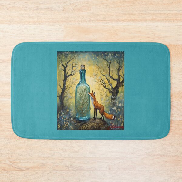 Item preview, "Enchanted Gin Bottle: A Forest's Whisper" designed and sold by Artisticanvas.