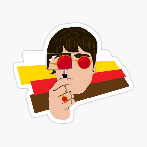 Noel Look Back In Anger Sticker