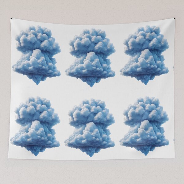 Item preview, Blue Clouds Sky Nature’s Whimsy Emotions Unveiled designed and sold by ART ATTACK ZONE.