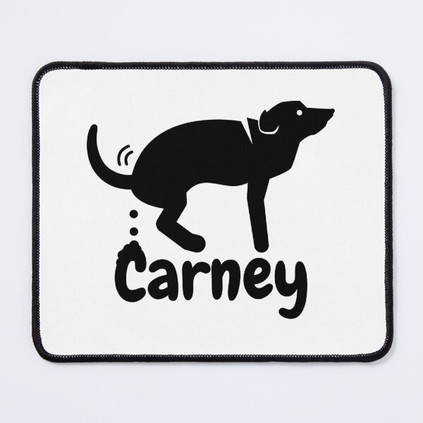 Item preview, Carney Dog Pooping Black Logo designed and sold by KomarDesigns.