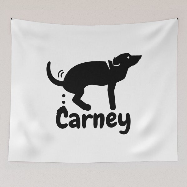 Item preview, Carney Dog Pooping Black Logo designed and sold by KomarDesigns.