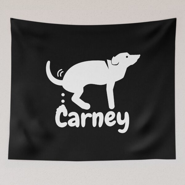Item preview, Carney Dog Pooping White Logo designed and sold by KomarDesigns.