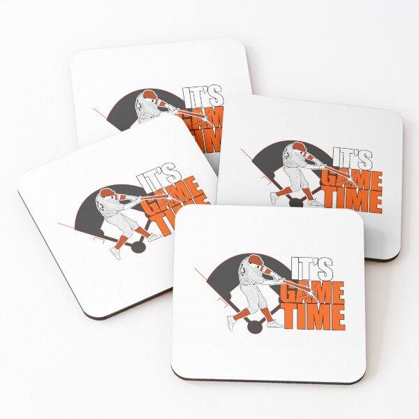 Item preview, It's Game Time - Baseball (Orange) designed and sold by Adamzworld.