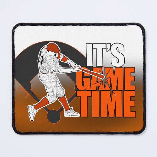 Item preview, It's Game Time - Baseball (Orange) designed and sold by Adamzworld.