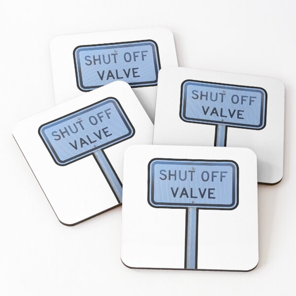 Item preview, Shut Off Valve Sign designed and sold by SavantSnails.