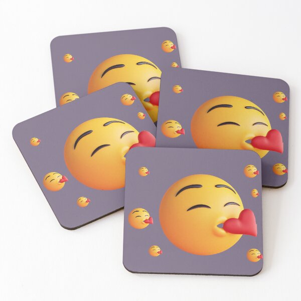 Item preview, Cute kissing smiley face with red heart emoji designed and sold by ChernivtsiSkoda.
