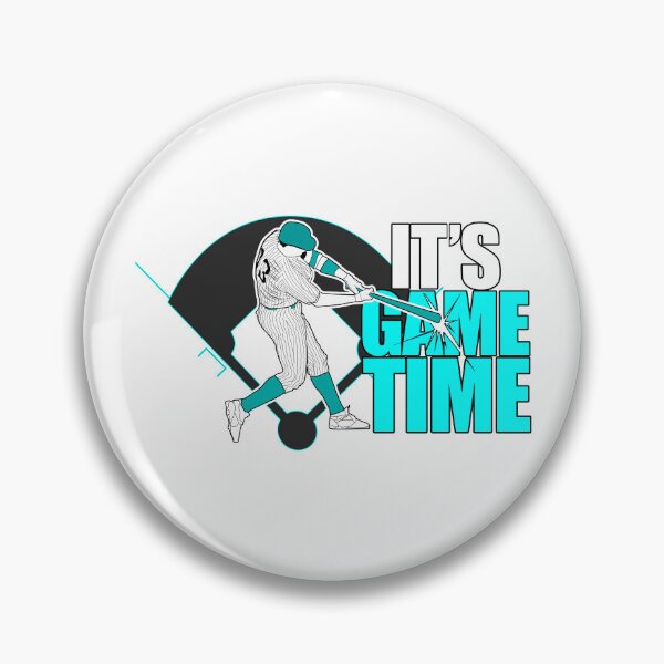 Item preview, Its Game Time - Baseball Aqua designed and sold by Adamzworld.