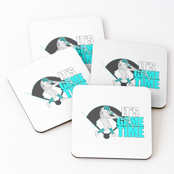 Item preview, Its Game Time - Baseball Aqua designed and sold by Adamzworld.