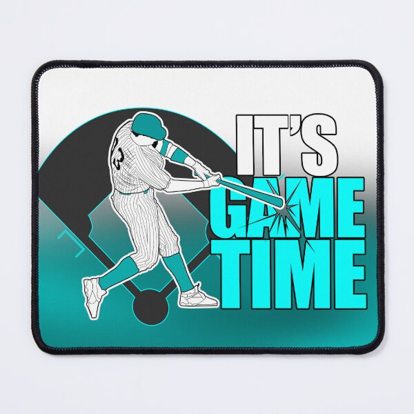 Item preview, Its Game Time - Baseball Aqua designed and sold by Adamzworld.